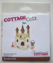 SANDCASTLE Scrapping cottage cutz craft dies