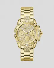 [GUESS] GUESS Women's Majesty Watch in Gold One Size Gold