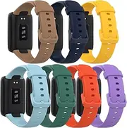 FitTurn [7pack] Bands Soft Silicone Watch Strap intended for Xiaomi Mi Band 7 Pro intended for Women Men Replacement Sport Strap Wristband Bands Bracelet intended for Mi Band 7 Pro Activity Tracker