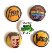 SILVERCHAIR Badge Button Set 25mm 1" Pins Pinback Daniel Johns Diorama Frogstomp