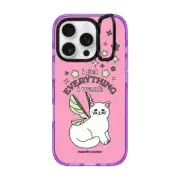 iPhone 16 Pro Impact Ring Stand Case MagSafe Compatible Fairy Cat by Exquisite Paradox