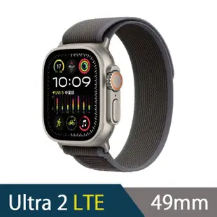 運動錶帶超值組【Apple】Apple Watch Ultra2 LTE 49mm(鈦金屬錶殼搭配越野錶環)