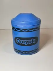 CRAYOLA Insulated Container Blue 10.5 OZ Hot Cold Small Soup Thermos Lunch