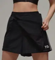 NEW Yohji Yamamoto adidas Y-3 Women's XS Black White Firebird Short Skort H63068