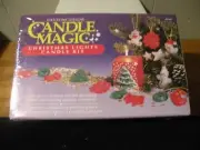 DISTLEFINK DESIGNS CANDLE MAGIC CHRISTMAS LIGHTS CANDLE KIT NIB