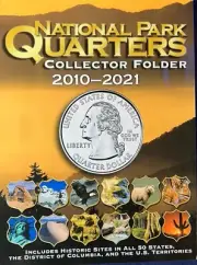Whitman Coin Folder 2883 National Park Quarters 2010-2021 Album NEW