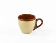 Brew-Harvest Matt/Gloss Brown Two Tone Espresso Cup 90Ml x 6