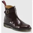 Dr Martens Teresa cherry red arcadia buckle leather ankle boots UK 7 US 9 EU 41