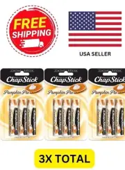 Chapstick Pumpkin Pie Limited Edition 0.15 Ounce -9 Total Sticks