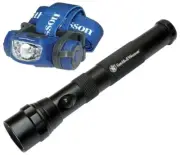 Smith&Wesson Explorer Pack with LED Flashlight and Headlamp