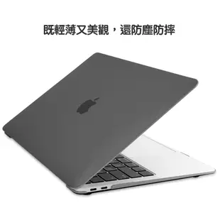 超薄霧面透明軟殼適用於MacBook Air M3 M2 M1 Pro 13 14 15 吋 A3113保護殼防指紋防滑