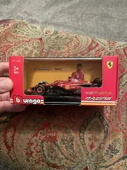 BURAGO CHARLES LECLERC FERARRI SF-24 1/43 FORMULA ONE DIECAST