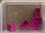 LEGO Parts - Magenta Panel 1 x 2 x 1 with 2 Sides - No 23969 - QTY 5