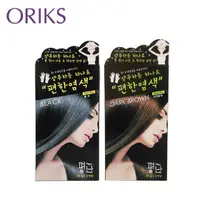 在飛比找蝦皮購物優惠-現貨【ORIKS】5分鐘快速染髮Pyeonan白髮專用,棕色