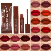 Lip Gloss Nude Matte Lipgloss Liquid Lipstick Moisturizing Lasting Waterproof @
