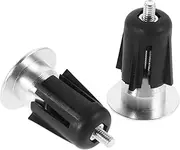 1 Pair Mountain Bike Handlebars Bicycle Shift End Caps Bike Handlebar Ends Ergonomic Handlebar Accessories Handle End Cap Handle Bar End Plugs Gripper Plug Bike Plug Aluminum Alloy