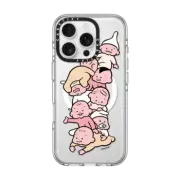 iPhone 16 Pro Clear Case MagSafe Compatible Stacked Babies by TARO OONO