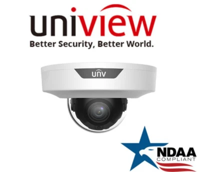 UNV 4MP HD NDAA Audio IP Network Uniview Fixed Dome Security Surveillance Camera
