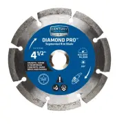 75466 Professional Segmented Diamond Saw Blade, 4-1/2"x7/8" Arbor with 5/8" A...