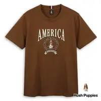 在飛比找momo購物網優惠-【Hush Puppies】男裝 T恤 經典品牌立體鋼模刺繡