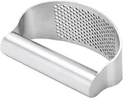 Haofy Stainless Steel Garlic Press, Manual Garlic Grinder Set with Silicone Peeler and Brush, Chopper for Grinding