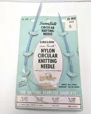Susan Bates Nylon 29" Circular Knitting Needles Size 5 Whisper Smooth