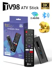 TV98 TV Stick Android 14 2.4G 5G Dual WiFi ,Smart TV Box 2G+16G 4K Media Player