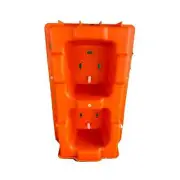 Plastic cement tile mold concrete hollow interlocking blocks wall plastic brick