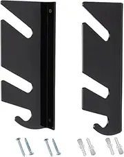 Skateboard Wall Mount | 1 Pair Skateboard Wall Display | Snowboard Storage Rack for Deck Display Organized for Knee Pads, Backpacks,