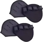 YARNOW Weightlifting Palm Pads Non Slip Gym Gloves for Men Durable Fingerless Lifting Gloves for Enhanced Grip for Weightlifting Gym Workouts and Outdoor Sports