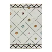 Boho Bianca Handwoven Rug 190 X 280 Cm