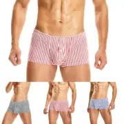 Mens Boxers Low Rise Tracksuit Briefs Casual Homewear Shorts Underwear Trunks