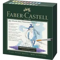 在飛比找誠品線上優惠-FABER-CASTELL雙頭水彩麥克筆套組/ 20支入