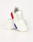 Adidas NMD R1 Shoes Men's Size 12 Off White Red Athletic Running Sneakers Boost