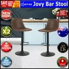 Artiss Set of 2 Kitchen Bar Stools Gas Lift Bar Stool Chairs Swivel Vintage PU L