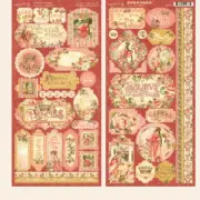 GRAPHIC 45 "PRINCESS" STICKERS ROYALTY GIRLS FAIRY TALES RETIRED SCRAPJACK'S