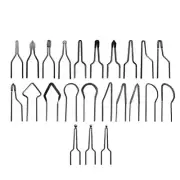 23pcs Wire Wood Burning Tips Pyrography Tip Nibs Kit Wood Burner Set Tool For...