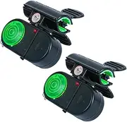 Fishing Bite Alarm, 2pcs Upgraded Sensitive Fish Bite Alarm with LED Light, Fish Accessories for Women Family Friends Outdoor Sports Saltwater Cycling Birthday Festival