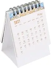 SHINEOFI Space-saving 2021 Calendar Monthly Paper Calendar 360-degree Page Turn