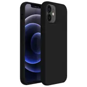 ZUSLAB iPhone 12 Mini Case Nano Silicone Shockproof Rubber Bumper Cover for Apple (2020) - Black