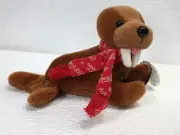 "WALRUS WITH COCA~COLA BOTTLE AND LOGO SCARF" COCA~COLA BEAN BAG PLUSH