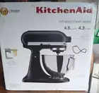 KitchenAid 4.5QT Tilt-Head Stand Mixer Black Ultra Power Plus 4.5qt KSM96BM