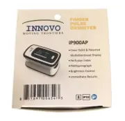 Innovo Finger Pulse Oximeter Blood Oxygen Monitor Heart Rate Meter NIB