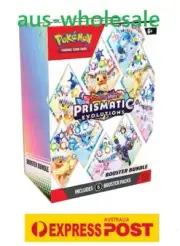 Pokemon TCG Scarlet & Violet - x10 Prismatic Evolutions Booster Bundle Sealed ✅