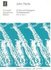 JOHN HARLE SCALES AND ARPEGGIOS UNIVERSAL SAXOPHONE EDITION PART 2 MUSIC BOOK