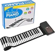 Topoworl Beginner Electric Piano 88 Keys Keyboard Piano Foldable Electronic Piano Home Digital Piano for Microphone Earphone