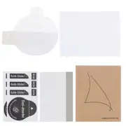 2pcs Watch Glass Screen Protectors 32mm TPU Round Smartwatch Screen Protective