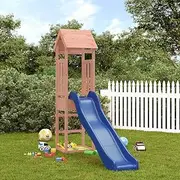 Outdoor Playset Solid Wood Douglas,Swing Sets & Playsets 24.36KG-3155808