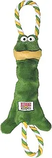 Kong NK11 Tugger Knots Frog Dog Toy, Green, Medium/Large
