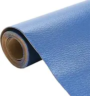 Blue Faux Leather Repair Kit for Car Seat, Furniture, Chair, Couches, Leather Vinyl Repair Patch Self Adhesive Lychee Pattern, Leather Repair Tape Also for DIY Crafts Décor